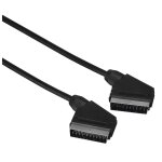 Cordon de connexion p�ritel, fiche m�le - fiche m�le, 1, 5 m, noir - neuf