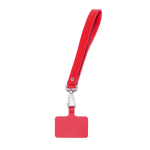 Cordon universel ine wrist en cuir recycl rouge - neuf