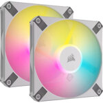 Corsair af120 rgb slim boitier pc ventilateur 12 cm blanc 2 pi�ce(s) - neuf