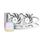 Corsair h100i elite processeur refroidisseur de liquide tout - en - un 12 cm blanc 1 pice(s) - neuf