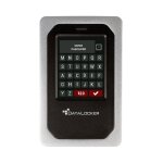 Datalocker dl4 fe disque dur externe 500 go aluminium, noir - neuf
