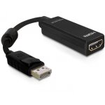 Delock 61849 c�ble vid�o et adaptateur 0, 125 m displayport hdmi type a (standard) noir - neuf