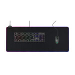 Deltaco gaming - dmp310 - tapis de souris xl rgb, paisseur 4mm, 900x360mm - neuf