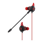 Deltaco gaming - �couteurs gaming in - ear avec micro d�tachable. connecteur 3, 5mm, pc / mac / console ...