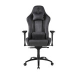 Deltaco gaming - fauteuil gaming, accoudoirs 4d, alcantara gris fonc�, max 130kg - neuf