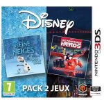 Disney pack 2 jeux : la reine des neiges + les nouveaux h�ros - 3ds - neuf