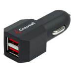 Double chargeur voiture usb a + a 2. 1a charge rapide noir crosscall - neuf Double chargeur voiture usb a + a 2. 1a charge rapide noir crosscall - neuf