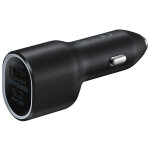 Double chargeur voiture usb a + c pd 40w power delivery noir samsung - neuf