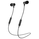 couteurs intra - auriculaires magntique sans fil  isolation phonique, noir satin - neuf