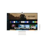 Ecran 32 samsung ls32bm801uu smart monitor m8 3840 x 2160 4k 4ms 400cd / m 3000:1 hdr10 hdmi usb - c ...