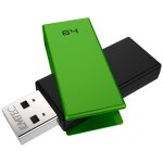 Emtec c350 brick 2. 0 lecteur usb flash 64 go usb type - a noir, vert - neuf Emtec c350 brick 2. 0 lecteur usb flash 64 go usb type - a noir, vert - neuf