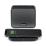Ihome ibtw88 - enceinte bluetooth avec chargeur a induction - 4w - waterproof - 6h d'autonomie - noir ...