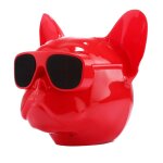 Enceinte bluetooth haut - parleur bulldog stéréo portable aux usb carte tf rouge yonis - neuf Enceinte bluetooth haut - parleur bulldog stéréo portable aux usb carte tf rouge yonis - neuf