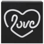 Enceinte bluetooth ; néon lumineuse s love noir colorlight - neuf Enceinte bluetooth ; néon lumineuse s love noir colorlight - neuf
