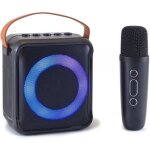 Enceinte karaok + micro sans fil - inovalley - ka04bth - b - bluetooth - lumineuse - neuf