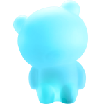 Enceinte sans fil lumineuse nounours blanc lumin'us bigben - neuf