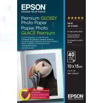 Epson premium glossy photo paper - 10x15cm - 40 feuilles - neuf