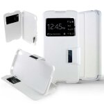Etui folio blanc compatible alcatel one touch idol 3 5. 5 - neuf