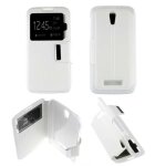 Etui folio blanc compatible alcatel one touch pop s7 - neuf