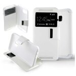 Etui folio compatible blanc htc one m9 - neuf