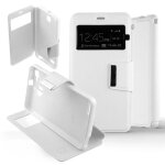 Etui folio blanc compatible huawei p9 - neuf