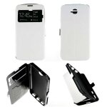 Etui folio blanc compatible lg g pro lite - neuf