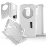 Etui folio blanc compatible lg g4c - neuf