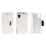 Etui folio blanc compatible lg google nexus 5 - neuf