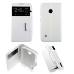 Etui folio blanc compatible nokia lumia 530 - neuf
