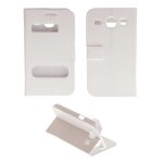 Etui folio compatible blanc samsung galaxy core - neuf Etui folio compatible blanc samsung galaxy core - neuf