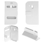 Etui folio blanc compatible samsung galaxy s3 mini - neuf Etui folio blanc compatible samsung galaxy s3 mini - neuf