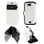 Etui folio blanc compatible wiko sublim - neuf