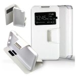 Etui folio compatible blanc wiko sunny - neuf