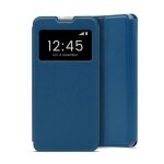 Etui folio bleu compatible apple iphone 12 pro max - neuf