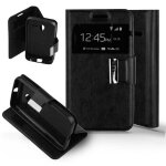 Etui folio noir compatible alcatel one touch pixi 3 4. 0 - neuf
