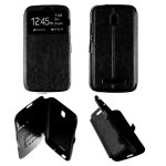 Etui folio noir compatible alcatel one touch pop s9 - neuf