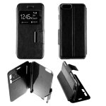 Etui folio noir compatible apple iphone 7 plus iphone 8 plus - neuf