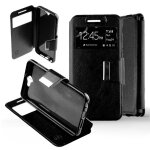 Etui folio noir compatible htc one a9 - neuf