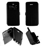 Etui folio noir compatible lg g pro lite - neuf