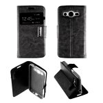 Etui folio compatible noir samsung galaxy core 2 - neuf Etui folio compatible noir samsung galaxy core 2 - neuf