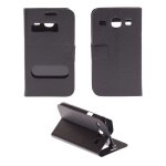 Etui folio compatible noir samsung galaxy core - neuf Etui folio compatible noir samsung galaxy core - neuf