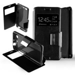 Etui folio noir compatible sony xperia z4 compact - neuf