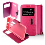 Etui folio compatible rose fushia alcatel one touch pop 3 5. 0 - neuf