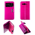 Etui folio rose fushia compatible alcatel one touch pop c9 - neuf
