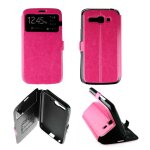 Etui folio compatible rose fushia alcatel one touch pop c9 - neuf