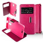 Etui folio rose fushia compatible alcatel one touch pop star - neuf