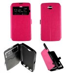 Etui folio rose fushia compatible lg g pro lite - neuf