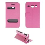 Etui folio compatible rose fushia samsung galaxy core - neuf Etui folio compatible rose fushia samsung galaxy core - neuf