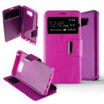 Etui folio rose fushia compatible samsung galaxy note 5 - neuf