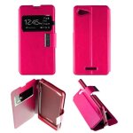 Etui folio rose fushia compatible sony xperia e2 xperia e3 - neuf